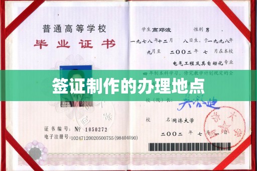 永善签证制作的办理地点