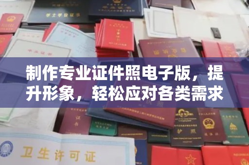 永善制作专业证件照电子版，提升形象，轻松应对各类需求