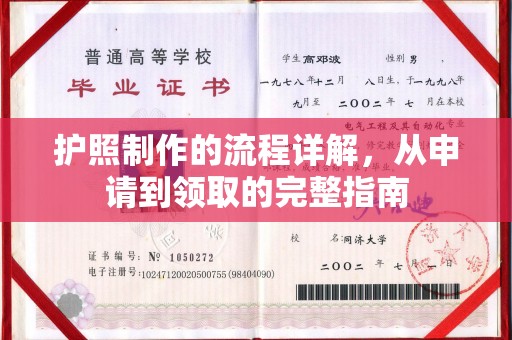 永善护照制作的流程详解，从申请到领取的完整指南