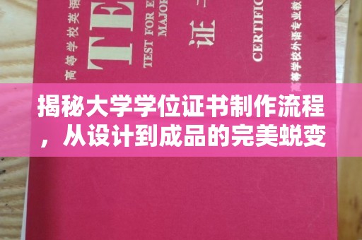 永善揭秘大学学位证书制作流程，从设计到成品的完美蜕变