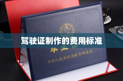 永善驾驶证制作的费用标准