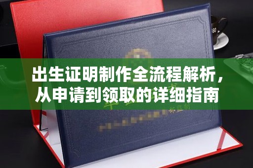 永善出生证明制作全流程解析，从申请到领取的详细指南