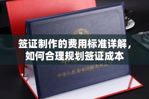 永善签证制作的费用标准详解，如何合理规划签证成本